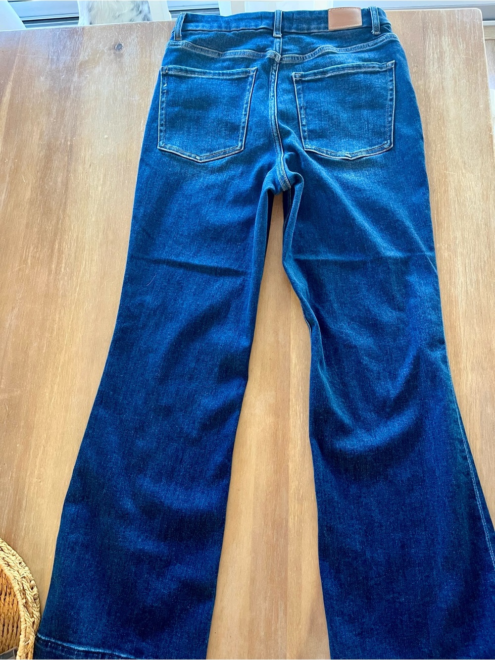 BKE Billie Trouser Jeans Women’s 31x32 Dark Wash High Rise Stretch - Picture 2 of 4